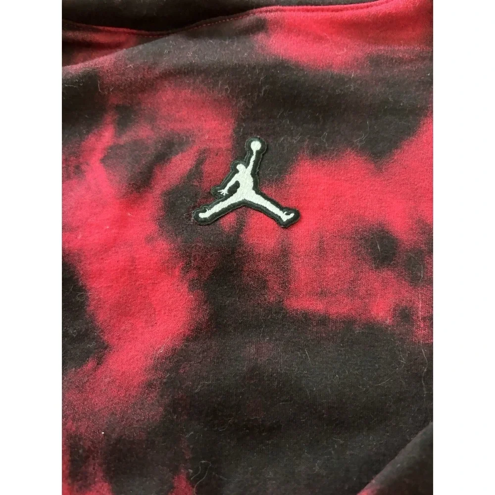 KidsNike Jordan Sweat Pants And Hoodie Set Size L Red And Black